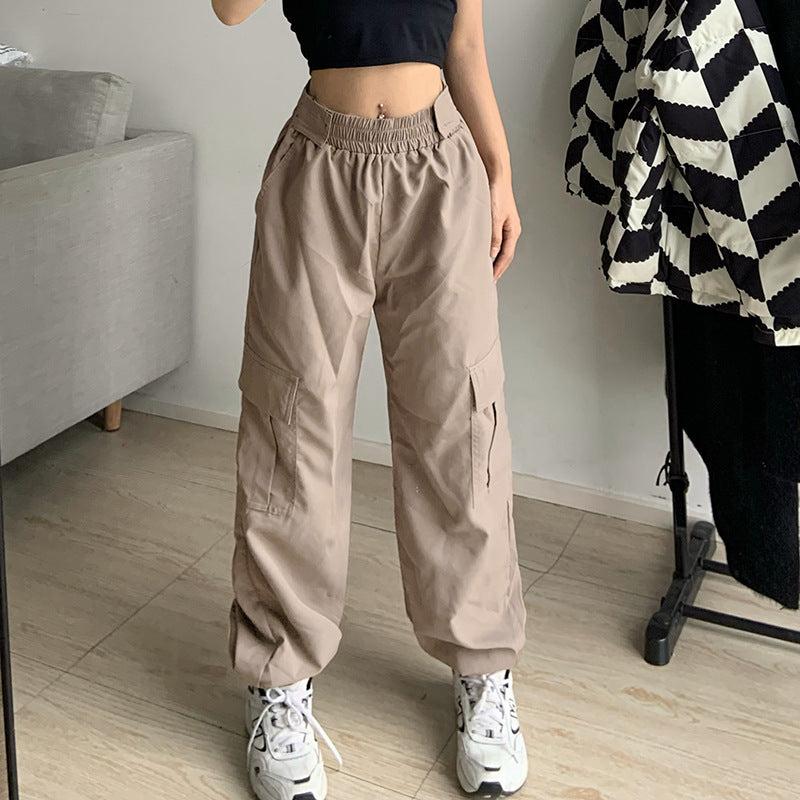 Spring Saving Clearance Tawop Women'S Casual Solid Pants Mid Waist